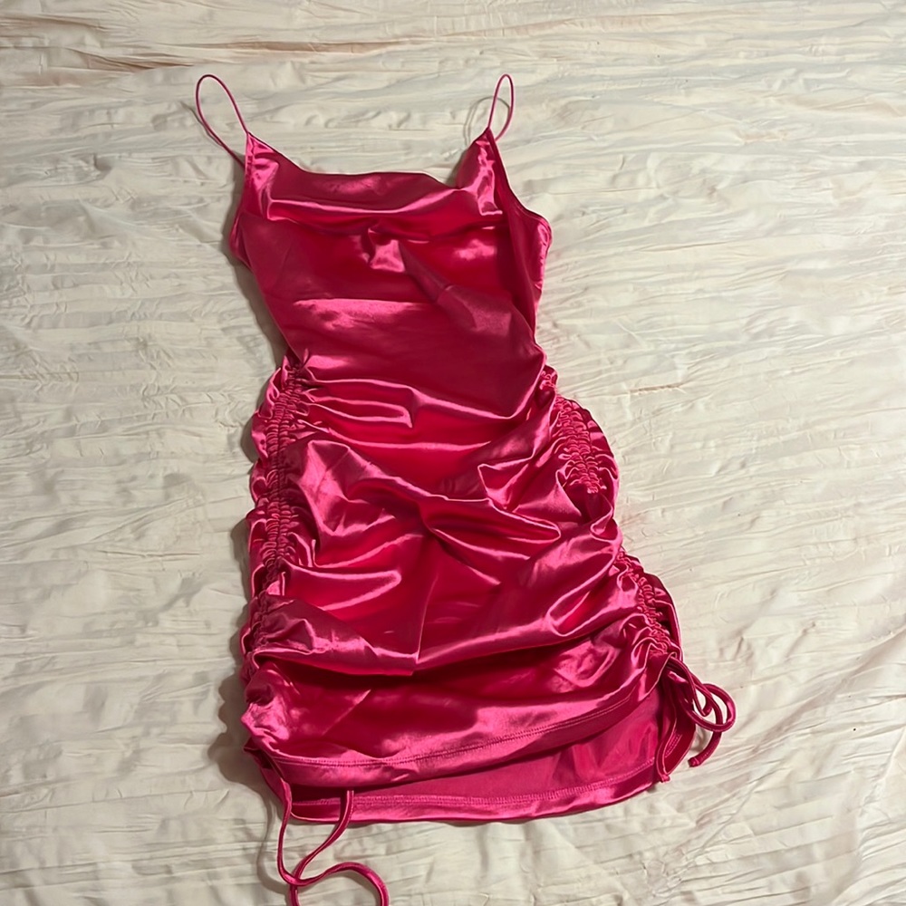 Pink cocktail dress